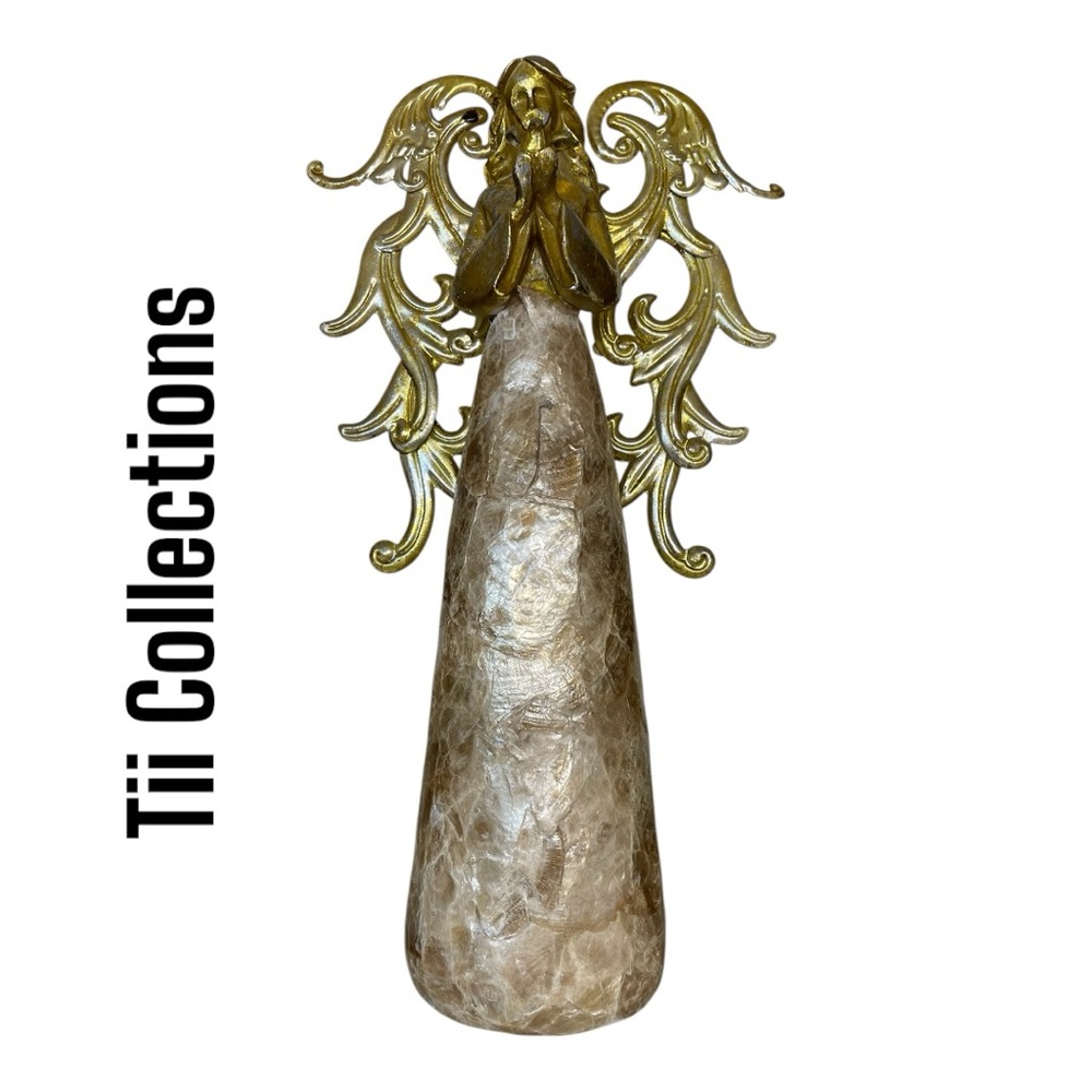 Lg Resin Gold Angel
